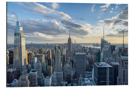 Aluminium print Manhattan Skyline