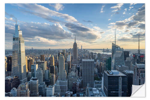 Sticker mural Manhattan Skyline