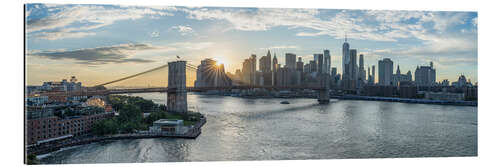 Gallery print Brooklyn Bridge at Sunset, New York