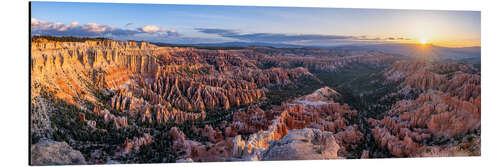 Alubild Sonnenaufgang am Bryce Point, USA