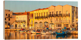 Quadro de madeira Venetian Port in the Morning