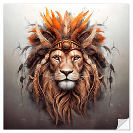 Wall sticker Lion Chief