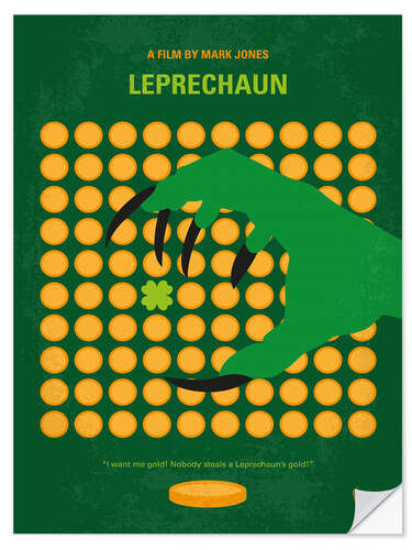 Selvklebende plakat Leprechaun