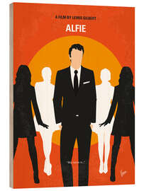 Hout print Alfie