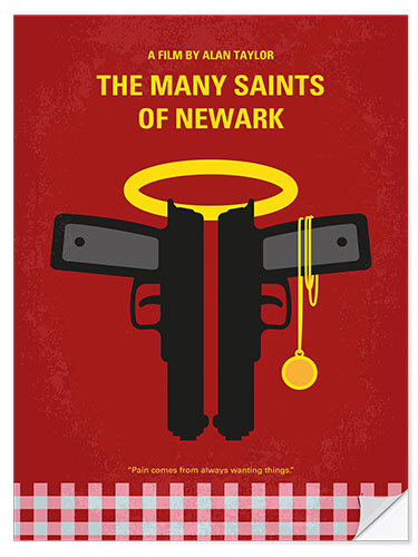 Selvklebende plakat The Many Saints of Newark