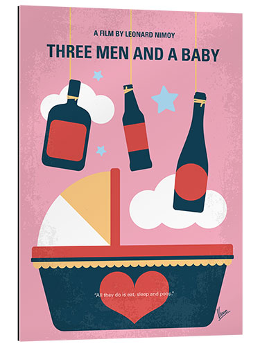 Gallery print Three Men and a Baby