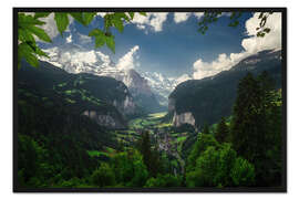 Gerahmter Kunstdruck Eine wunderschöne Aussicht