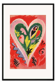 Gerahmter Kunstdruck Im Herzen wild