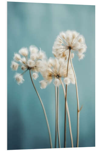 Tableau en PVC Fluffy Flowers