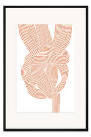 Gerahmter Kunstdruck Knoten II