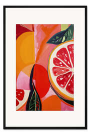 Gerahmter Kunstdruck Sommerfrüchte