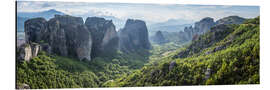 Cuadro de aluminio Meteora Rock Panorama, Greece