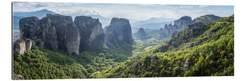 Gallery print Meteora Rock Panorama, Greece