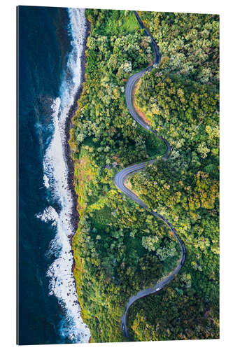 Gallery print Zigzag Road in Hawaii