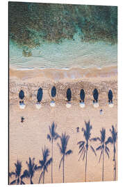 Aluminium print Beach Aerial, Hawaii