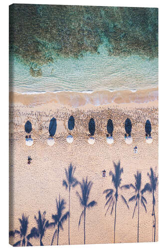 Leinwandbild Beach Aerial, Hawaii