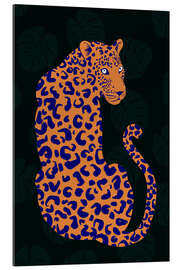 Gallery Print Orange Leopard