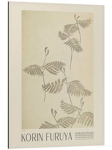 Aluminium print Floral Design 285, Shin-bijutsukai, 1902