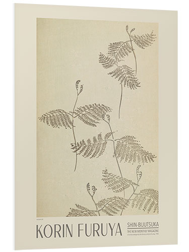 Tableau en PVC Floral Design 285, Shin-bijutsukai, 1902