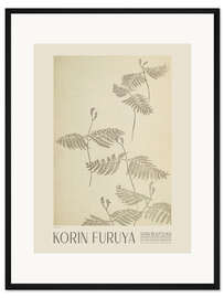 Gerahmter Kunstdruck Florales Design 285, Shin-bijutsukai, 1902