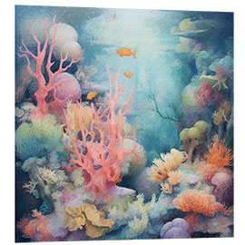 Foam board print Underwater World I