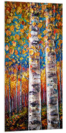 PVC print Autumn Aspen Trees