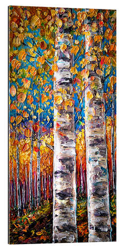 Gallery print Autumn Aspen Trees