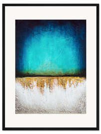 Gerahmter Kunstdruck Frozen Reflection