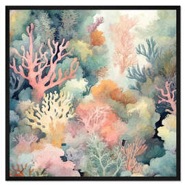 Gerahmter Kunstdruck Unterwasserwelt II