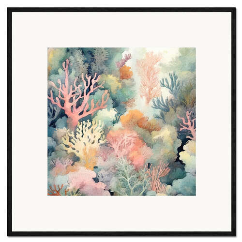 Kunsttryk i ramme Underwater World II
