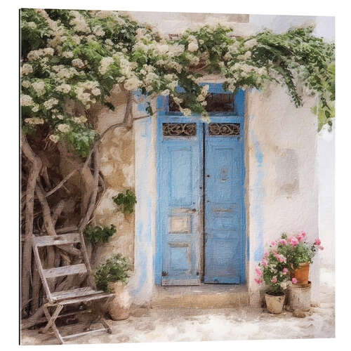 Gallery print Blue Greek Door II