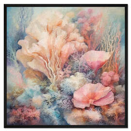 Gerahmter Kunstdruck Unterwasserwelt III