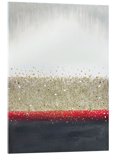 Tableau en verre acrylique Volcano Sparkle