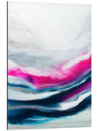 Magnettafel Fuchsia Wave