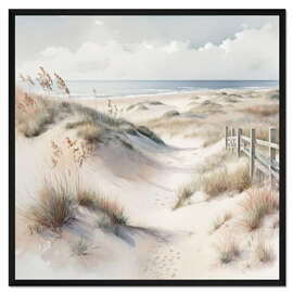 Gerahmter Kunstdruck Stranddüne