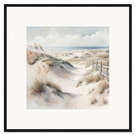 Impression artistique encadrée Beach Dunes
