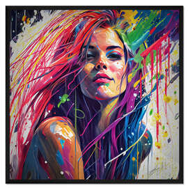 Gerahmter Kunstdruck Making The World Colourful