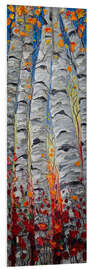 Foam board print Aspen Trees