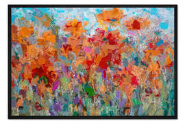 Gerahmter Kunstdruck Abstrakte Poesie