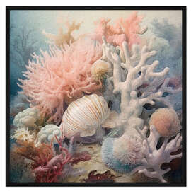 Gerahmter Kunstdruck Unterwasserwelt V