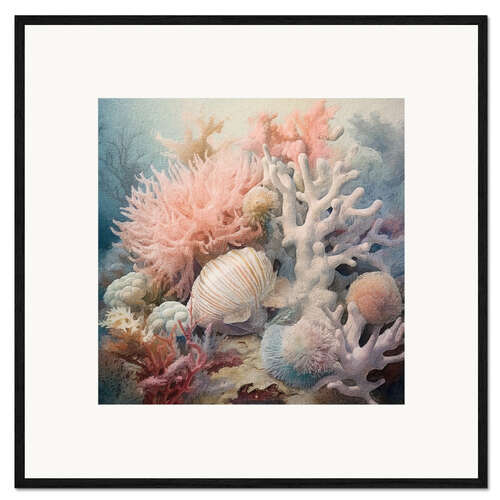 Impression artistique encadrée Underwater World V