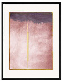 Gerahmter Kunstdruck Pink and Yellow II