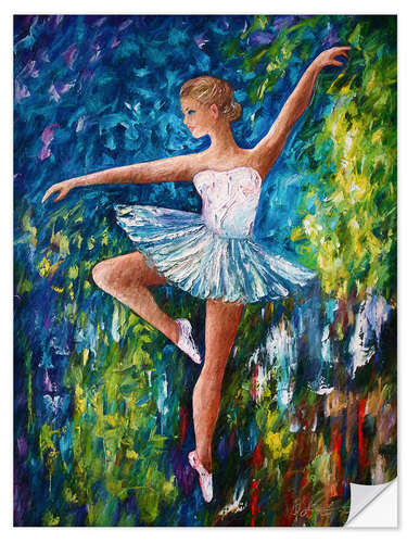 Selvklæbende plakat Spring Dance