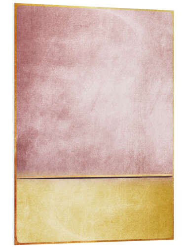 Tableau en PVC Pink And Yellow III