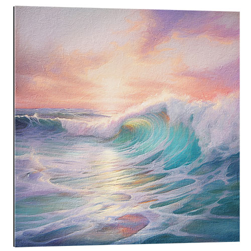 Tableau en plexi-alu Ocean Sunrise II