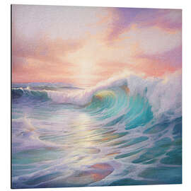 Magnettafel Sonnenaufgang am Ozean II