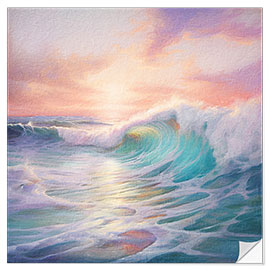 Wall sticker Ocean Sunrise II