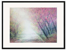 Impression artistique encadrée Forest Path In Spring