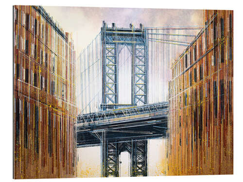 Gallery print The Manhattan Bridge at Sunset