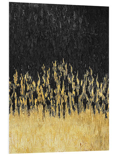 Foam board print Golden Night